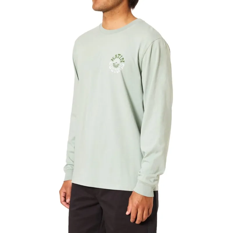 Direktkauf Katin Swirl Long Sleeve Tee Aloe Pigment S