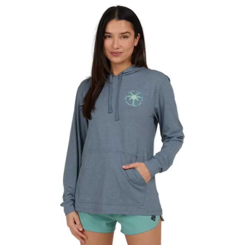 Mega-Angebot Salty Crew Queen Palm Tech Hoody Fin Blue M