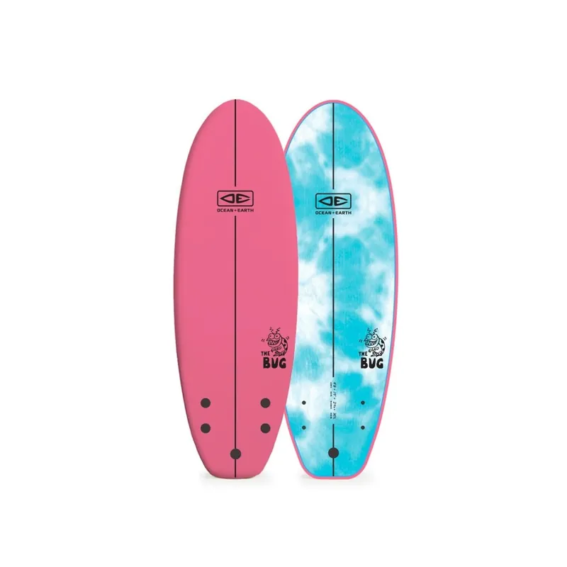Sichere Zahlung Ocean & Earth The Bug 4'8" Mini Softboard Pink