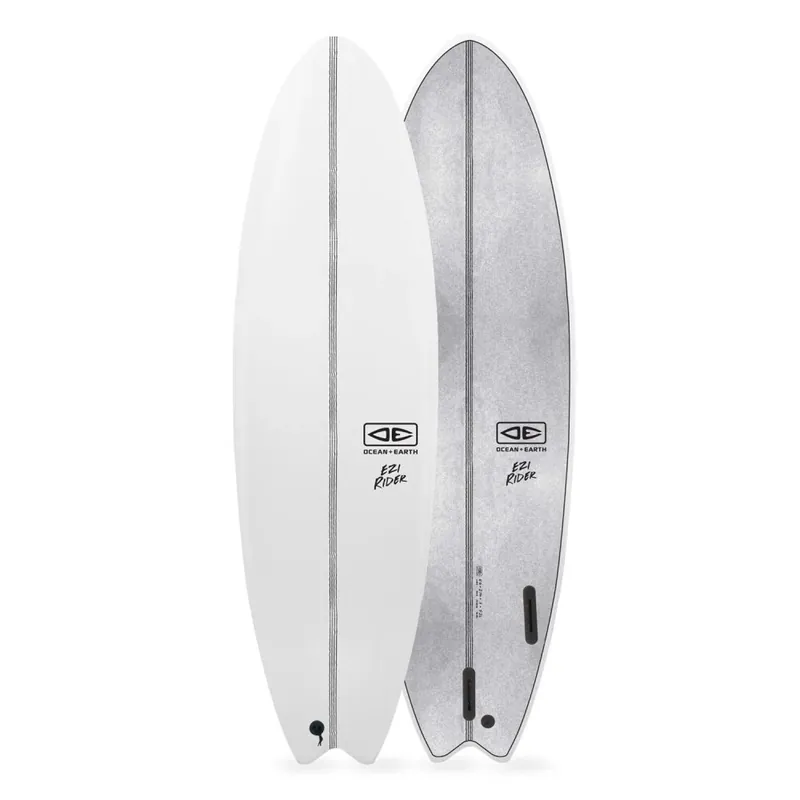 Neue Kollektion Ocean & Earth Ezi Rider 6'6" Softboard White