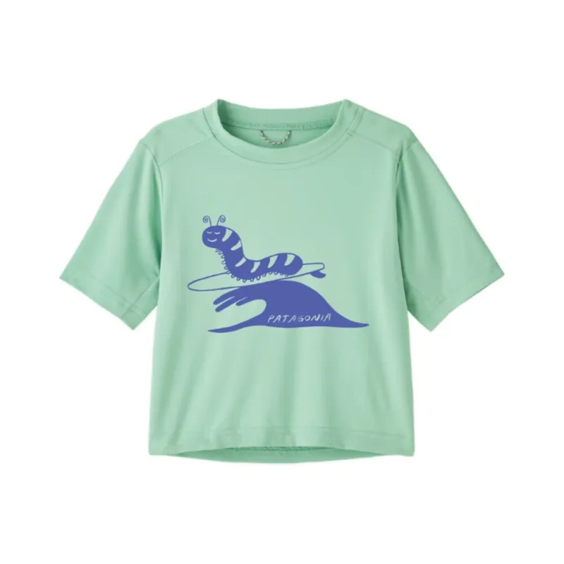 Patagonia Baby Cap SW T-Shirt Caterpillar Chiller Rinsed Green Top-Preis