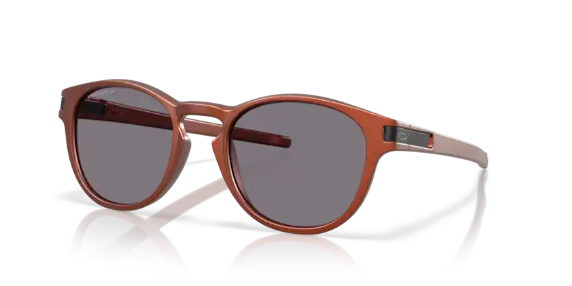 Oakley Latch Sonnenbrille Fire Orange Prizm Grey Polarized Garantierte Lieferung