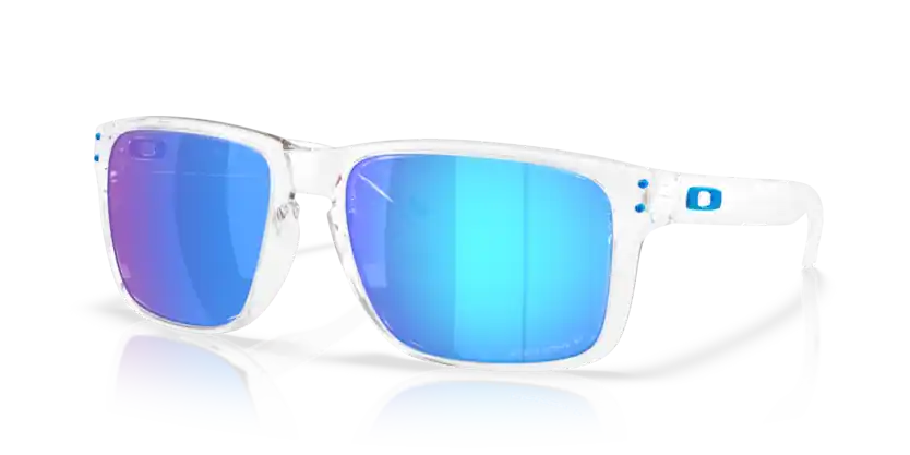 Oakley Holbrook XXL Sonnenbrille Polished Clear Prizm Saphire Polarized Preisreduziert