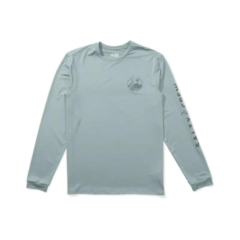 Zertifiziert Salty Crew Stake Out Sunshirt Mackerel M