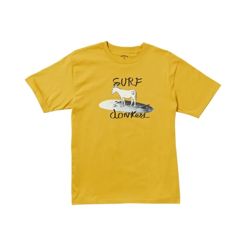 Captain Fin T-Shirt Surf Donkey Mineral Yellow L Highlight