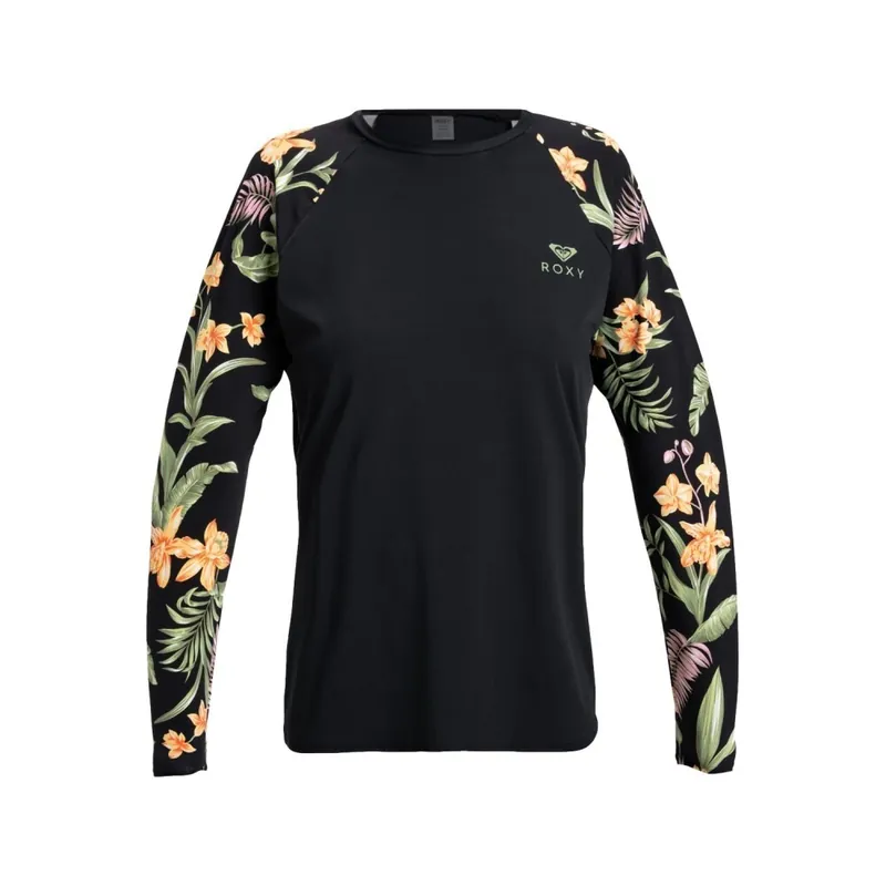 Roxy Surf LS Lycra Anthracite Island Escape S Direkt Vom Hersteller