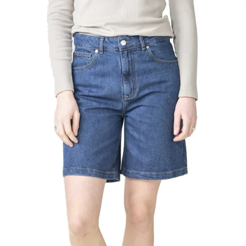 Klitmoller Collective Jules Shorts Dar Blue Stonewash Preisknaller