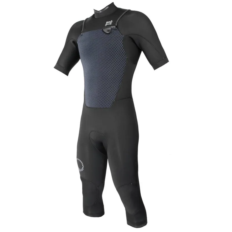 Billig Soöruz Guru Wind 4/3 SS Cut FZ Neoprenanzug Black LS