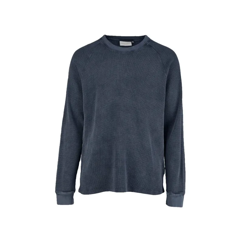 Markenprodukt Cleptomanicx Boxy Crewneck Thermal LS Sky Captain M