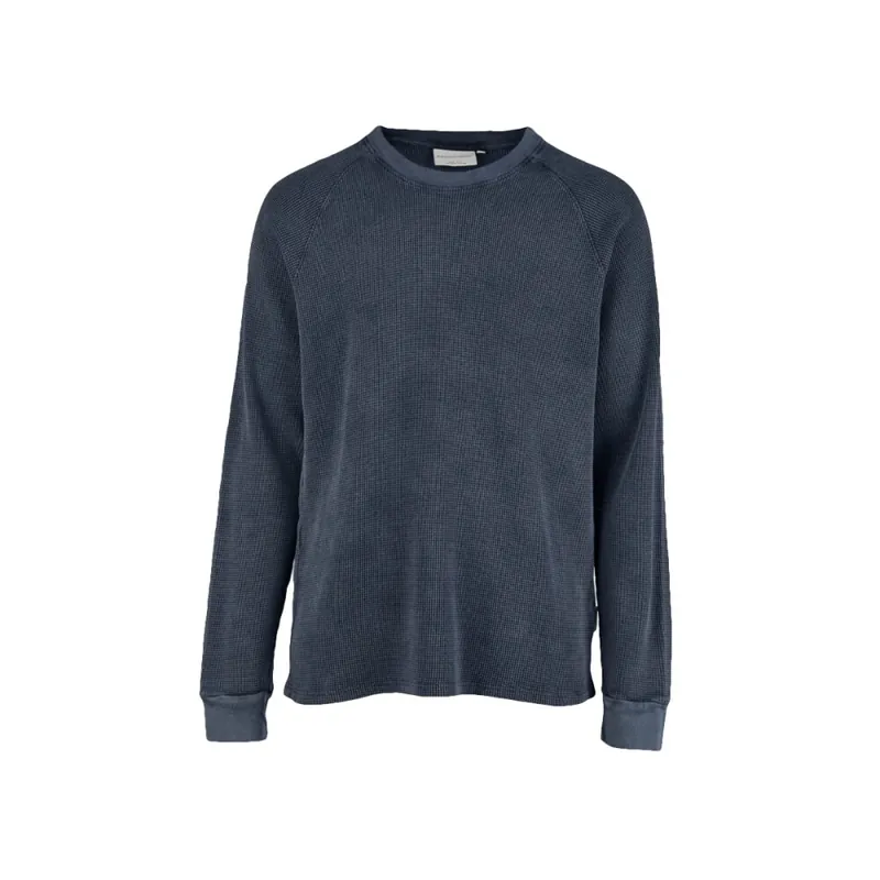 Sonderangebot Cleptomanicx Boxy Crewneck Thermal LS Sky Captain XL