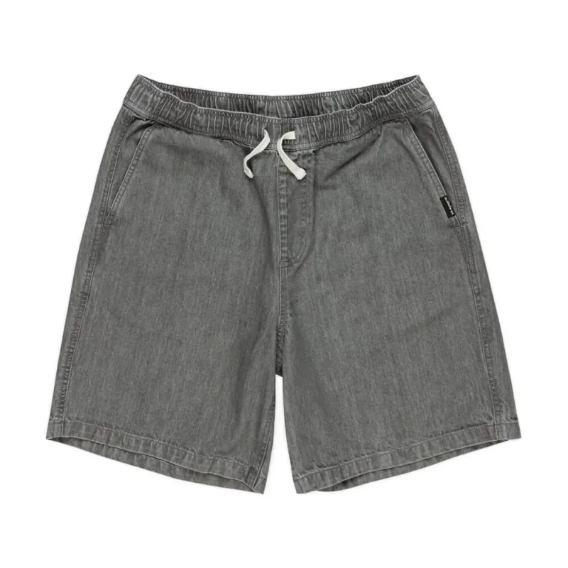 Quiksilver Taxer Jaquard Walkshorts Medium Grey Wash S Billig