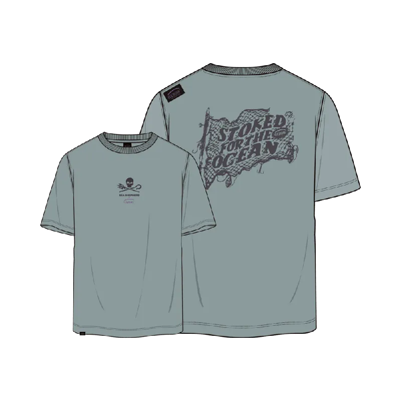 Saisonangebot Oxbow x Sea Shepherd Stoked For The Ocean Shirt Eucalyptus L
