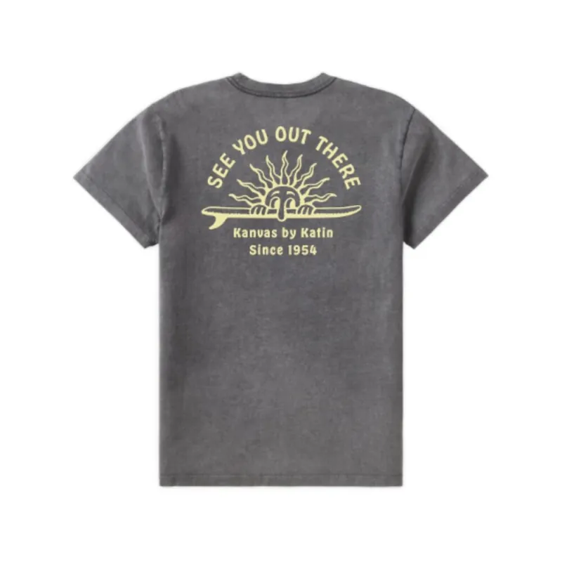 Sale Katin Sunny Tee Black Sand Wash M