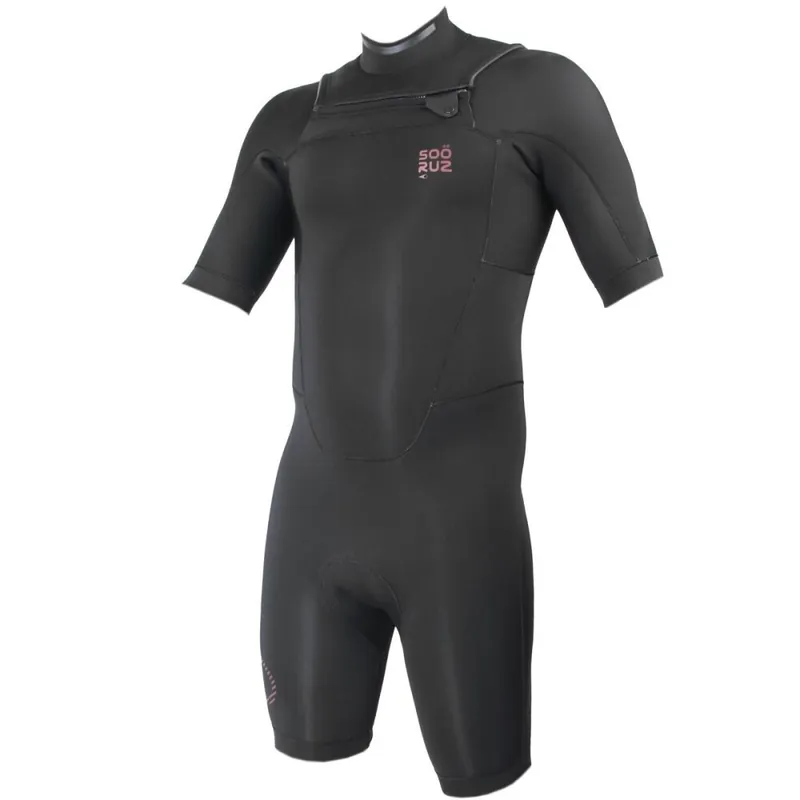 Preis Gesenkt Soöruz Fighter Frontzip Shorty Organic Oysterprene 2/2mm Black M (50)