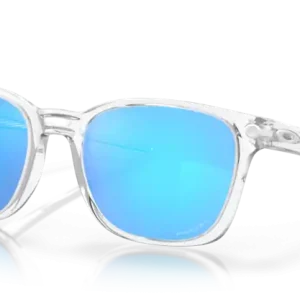 Oakley Ojector Sonnenbrille Polished Clear Prizm Sapphire Schnäppchen