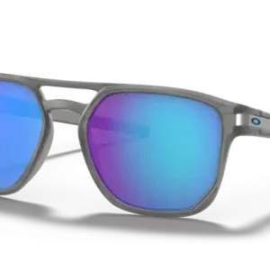Neue Kollektion Oakley Latch Beta Sonnenbrille Matte Grey Ink Prizm Sapphier