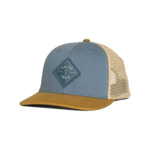 Neu Salty Crew Sealine Retro Trucker Cap Boys Pilot Blue