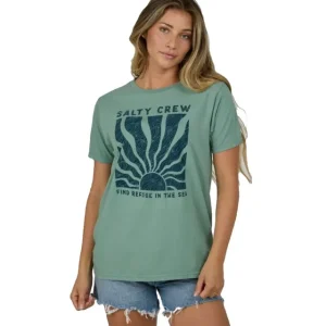 Neu Salty Crew T-Shirt Perfect Set B.F Tee Sage M