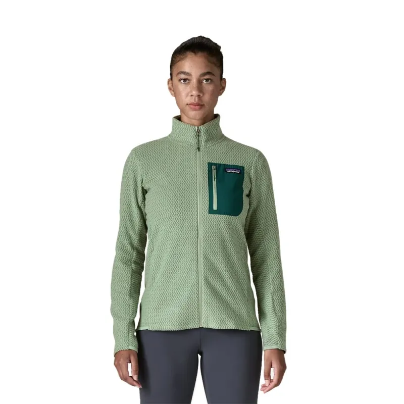 Patagonia Womens R1 Air Full-Zip Jacket Ellwood Green L Ausverkauf