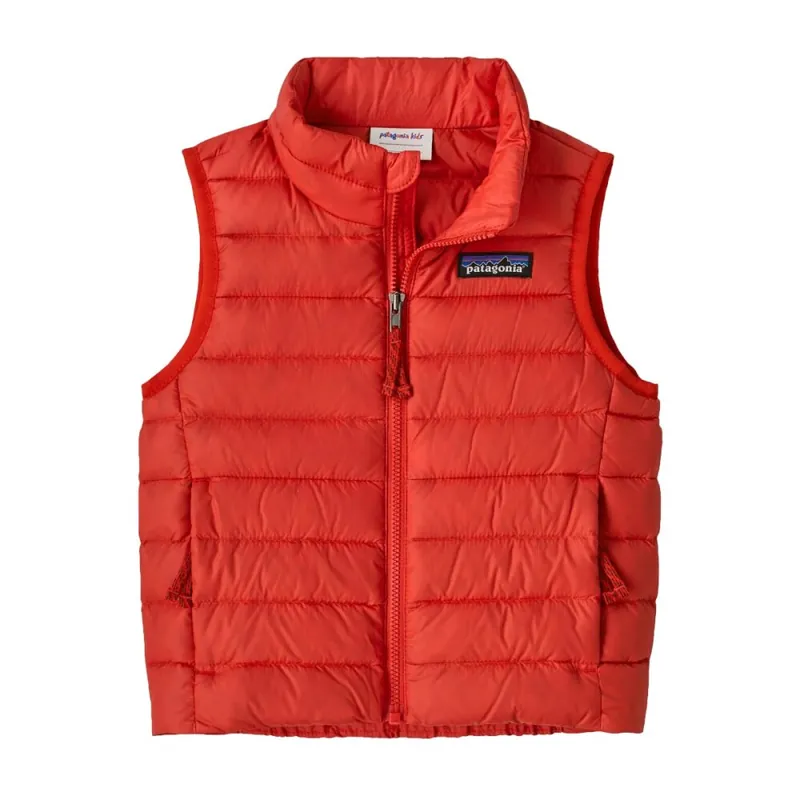 Patagonia Baby Down Sweater Vest Sizzle Red 12-18 Monate Begrenztes Angebot