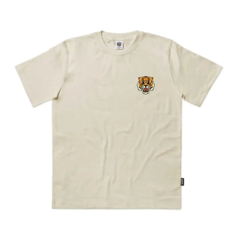 Markenware The Dudes Tiger Bear Classic Premium T-Shirt Almond Milk L