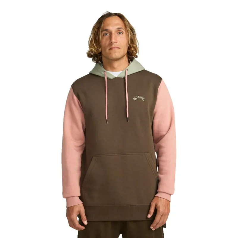 Solange Der Vorrat Reicht Billabong Arch Block PO Hoodie Dark Cedar S