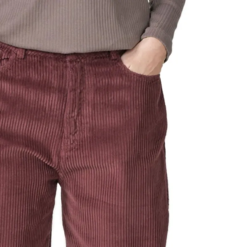 Klitmoller Collective Gwen Jumbo Corduroy Pants Burgundy 27 Neue Ware