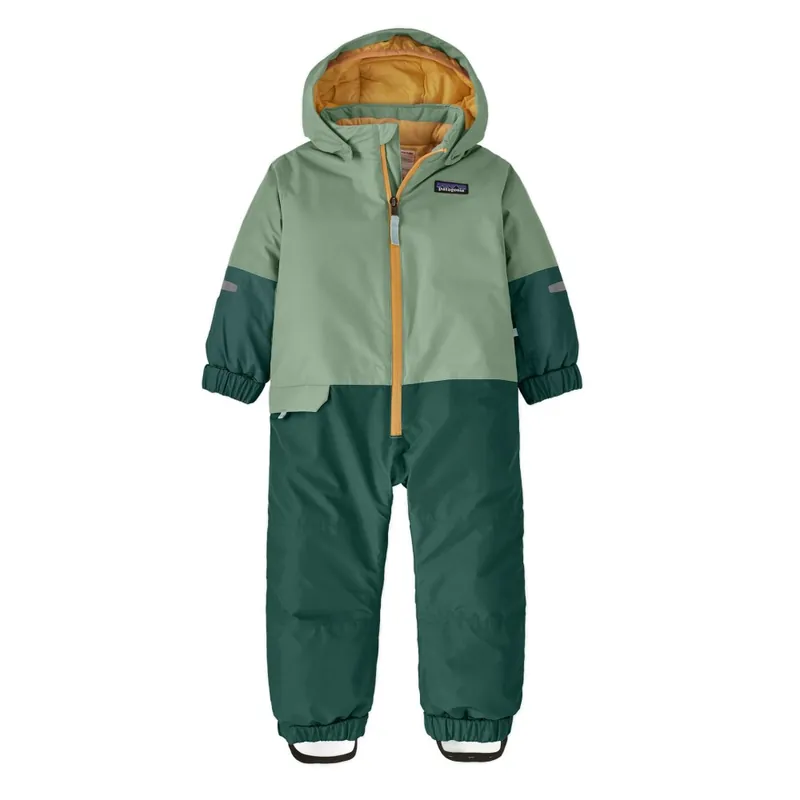 Zertifiziert Patagonia Baby One-Piece Snow Pile Schneeanzug Elwood Green 12-18 Monate