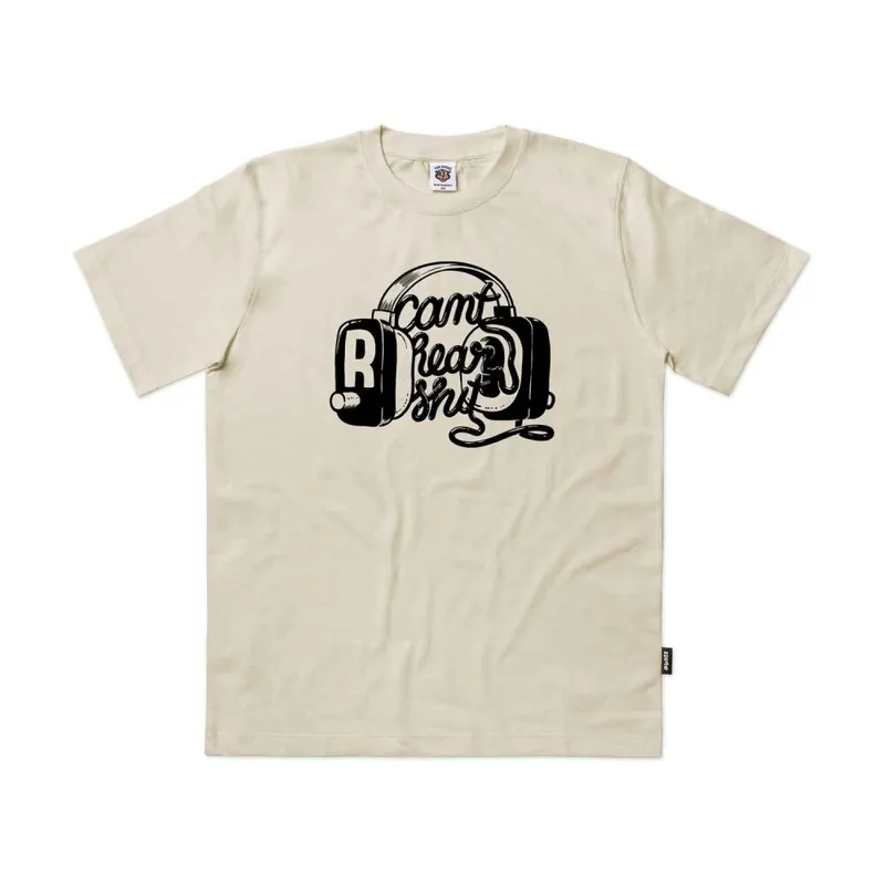 The Dudes Cant Hear T-Shirt Almond Milk L Kracherpreis