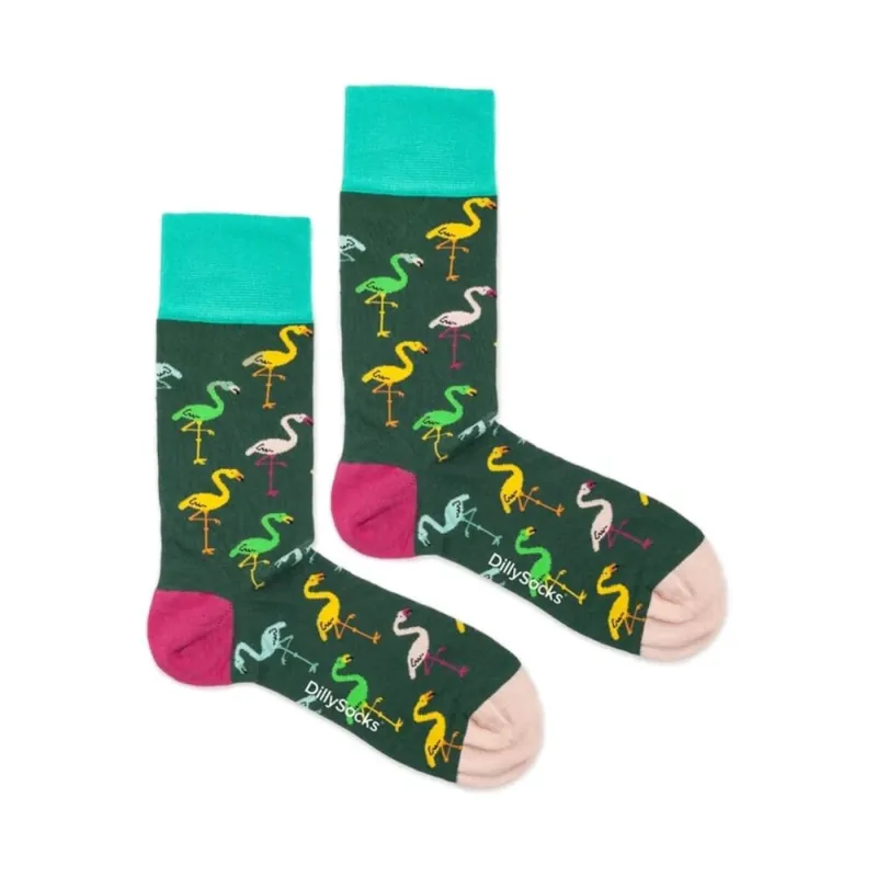 Mega-Angebot DillySocks Flamingo Forest 8 - 12,5 (41-46)