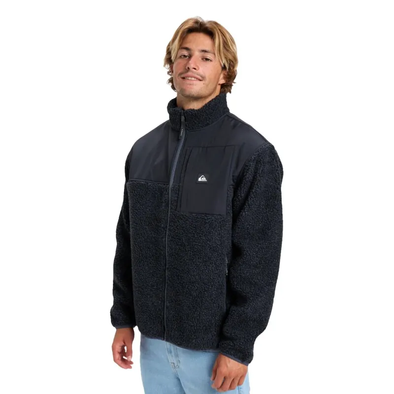 Wochenendangebot Quiksilver Shallow Water Fleecjacke Indian Ink Heather S