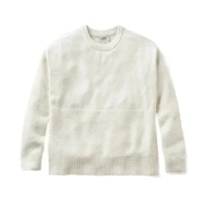 Abverkauf Passenger Clothing Cove 2.0 Biobaumwolle Strickpullover Off White