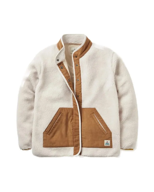Passenger Clover 2.0 Recycled Sherpa Fleece Vintage White S Garantierte Lieferung