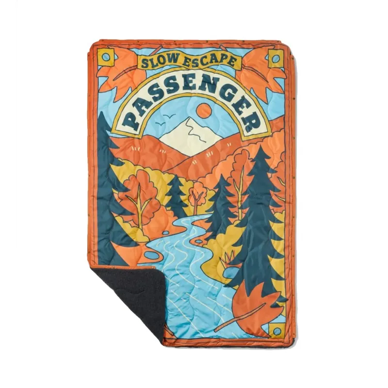 Ausverkauf Passenger Clothing Cabin Recycled Sherpa Blanket Retro Orange