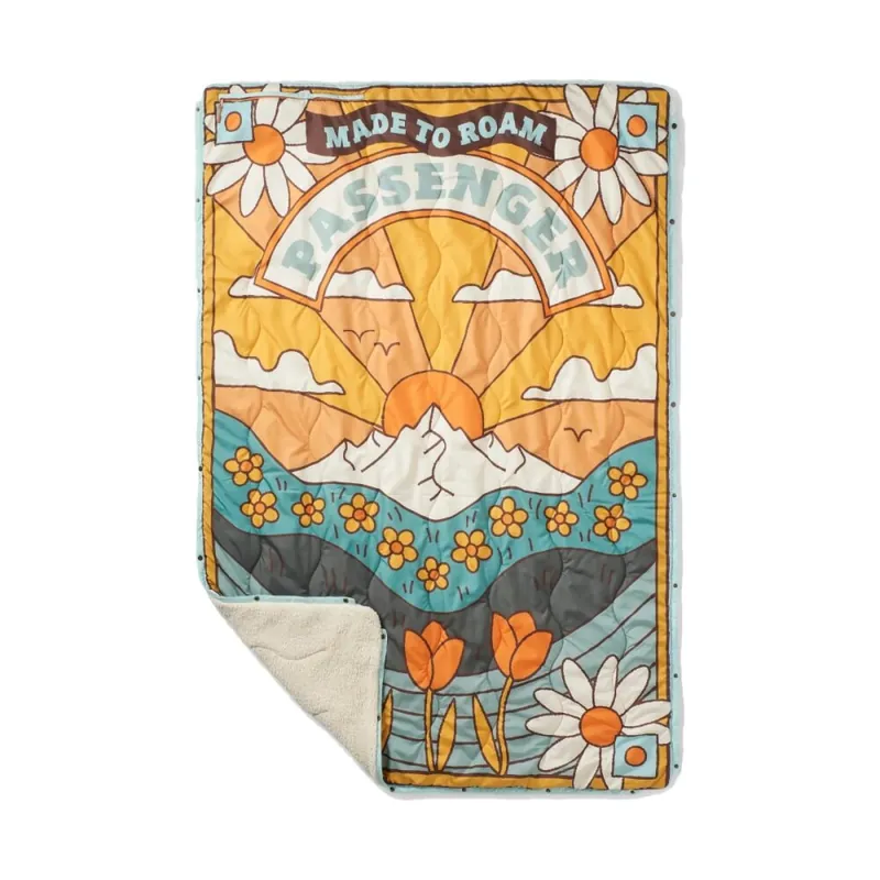 Passenger Clothing Cabin Recycled Sherpa Blanket Graphic Birch Solange Der Vorrat Reicht