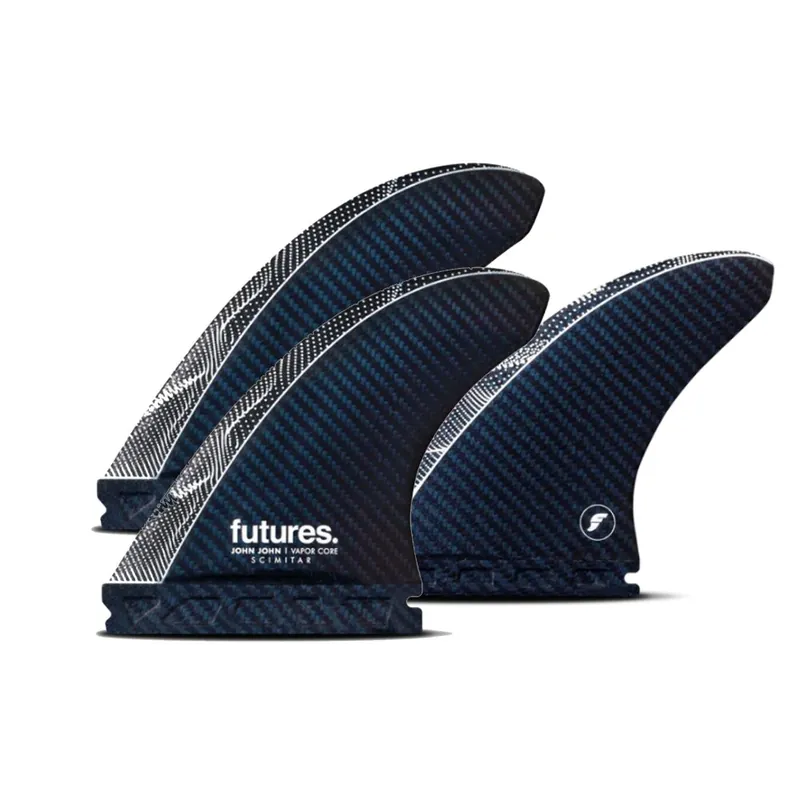 Markenprodukt FUTURES Thruster Fin Set JJF Scimitar Vapor Core M