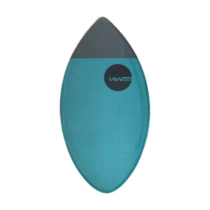 Letzte Chance HW-Shapes Hybridskim Skimboard Kids Foamy 100 Colorblock Petrol Grey