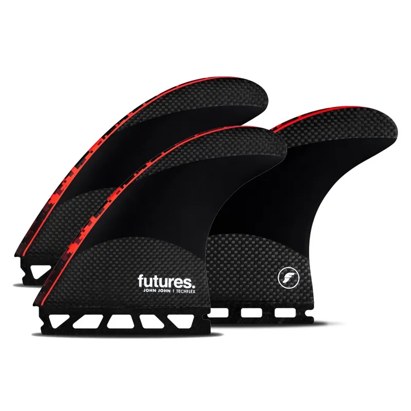 Kracherpreis FUTURES Thruster Fin Set John John Techflex Large