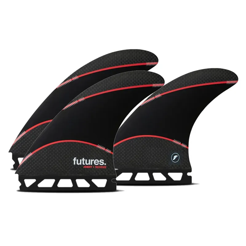 Must-Have FUTURES Thruster Fin Set Jordy Signatur Techflex L