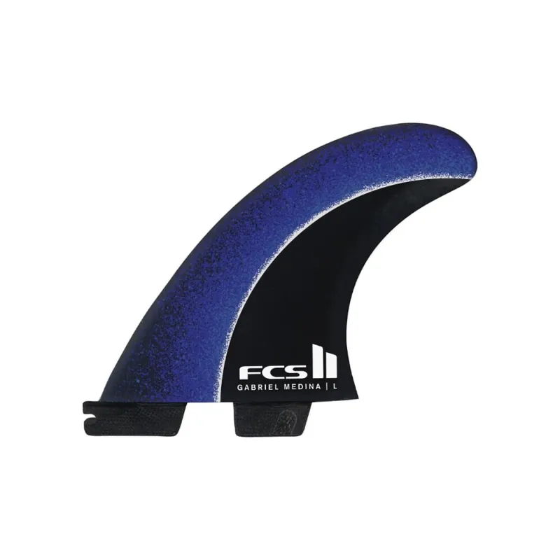 Bestpreis FCS 2 Gabriel Medina Performance Core + Aircore Tri Retail Fins (XL) Blue