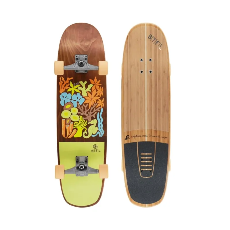 Solange Der Vorrat Reicht BTFL KELLY - Surfskate komplett mit Nose und Tail