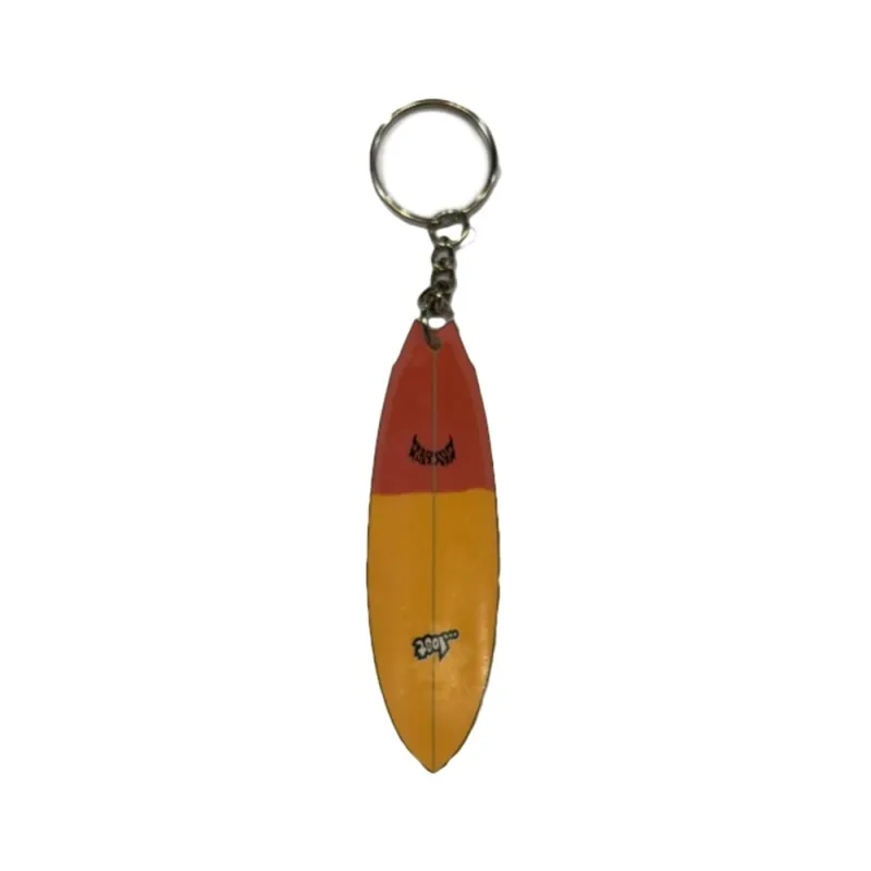 Lost Surfboard Keyring Schlüsselanhänger Orange/Red Preis Gesenkt