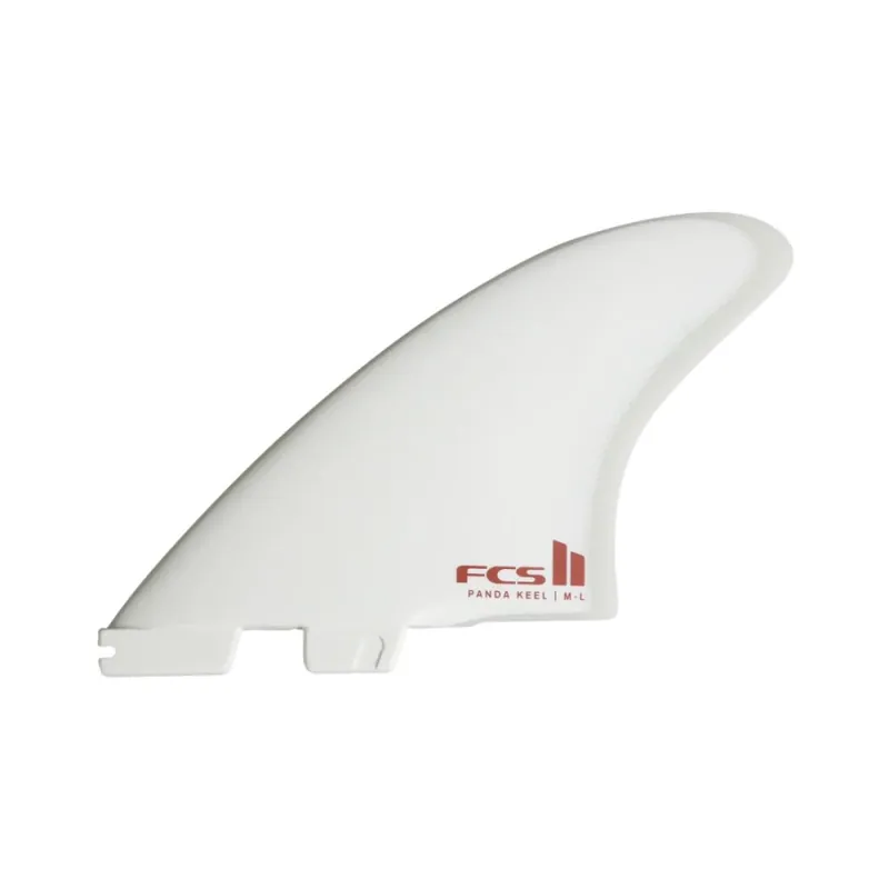 Preisknaller FCS 2 Panda Keel Performance Glass Twin Fins (M-L) White