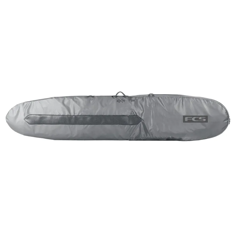 Must-Have FCS Boardbag Day Long Board Surfboard Cover 9.2 Steel Grey