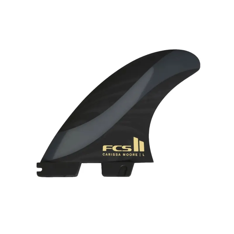 FCS 2 Carissa Moore Performance Core + AirCore Tri Fins (L) Black Sale