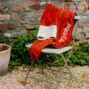 Garantierte Lieferung DRYROBE Fullzip Handtuchmantel Baumwolle Orange M
