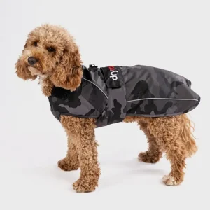 DRYROBE Dog Coat Hundemantel Schwarz Camo M Knallerangebot