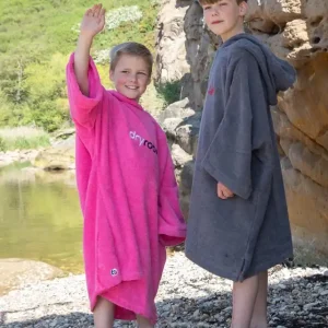 DRYROBE Handtuchmantel Bio KIDS Pink 5-9 Günstig