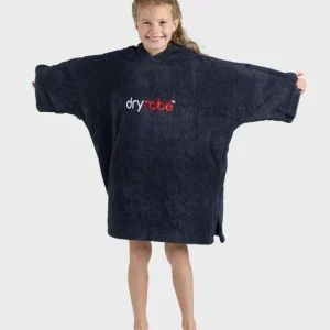 Rabatt DRYROBE Handtuchmantel Bio KIDS Navy 5-9