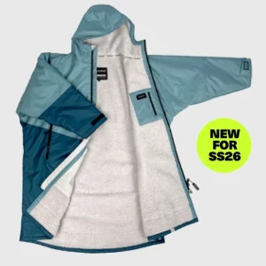 DRYROBE Advance Long Sleeve KIDS Blau Grau 10-13 Schnäppchen